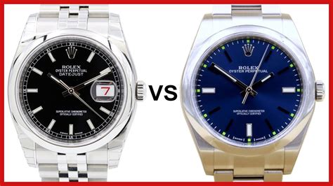 rolex oyster perpetual 36 vs 39mm|Altro.